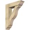 Ekena Millwork Funston Traditional Rough Sawn Bracket w/ Offset Brace, Douglas Fir, 8"W x 30"D x 38"H BKT0806X30X38FST01RDF - alternate 1